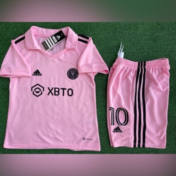 2023 Inter Miami kids soccer jersey youth soccer Messi - Picture 2 of 12